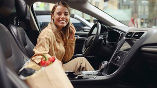 Einkauf mit Carsharing