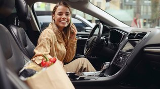 Einkauf mit Carsharing